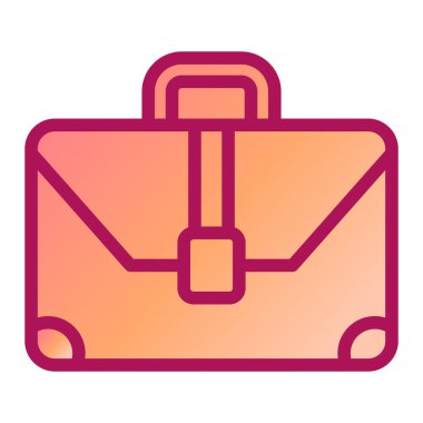 evrak çantası ikonu vektör illüstrasyonu