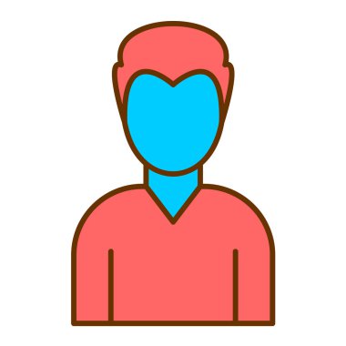 kişi simgesi vektör illüstrasyon tasarımı