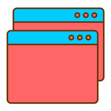 Bilgisayar ve teknoloji temalı vektör illüstrasyonunun web tasarımı