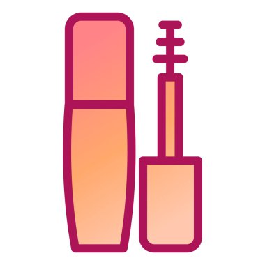 rimel fırça vektör düz simgesi