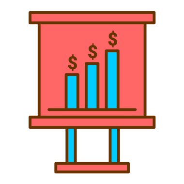 iş büyümesi simgesi vektör illüstrasyonu