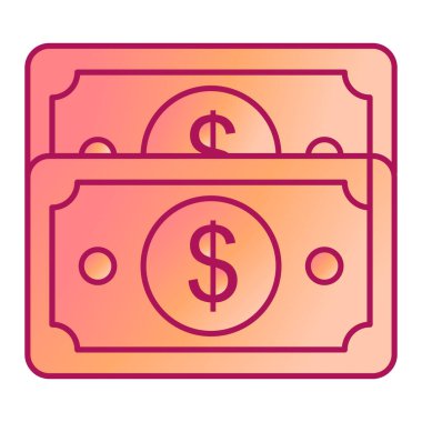 para nakit ikon vektör illüstrasyonu