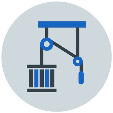 Bina. Web simgesi basit illüstrasyon