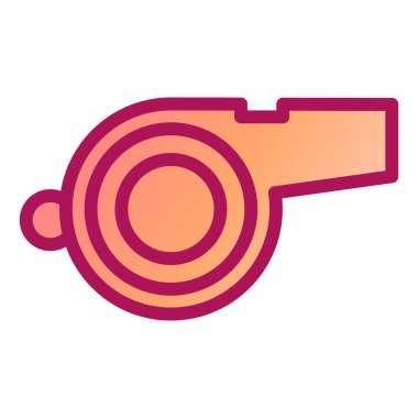 Islık simgesi. Web için köpek vektör simgelerinin özet çizimi