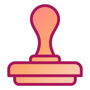 anahtar ile pul, vektör illüstrasyonu