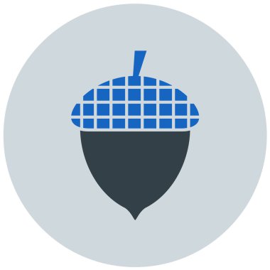 Palamut. Web simgesi basit illüstrasyon