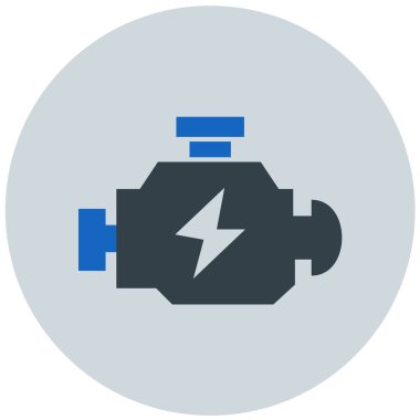 Pil. Web simgesi basit illüstrasyon