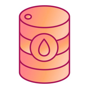 Petrol varili ikonu. Beyaz arkaplanda izole edilmiş web tasarımı için gaz taşıyıcı vektör simgelerinin izometriği