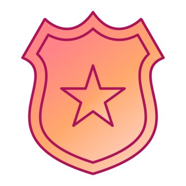 kalkan ikon vektör illüstrasyonu