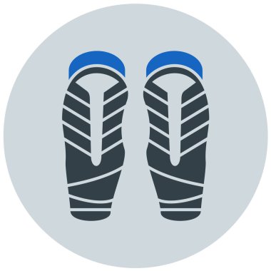 Parmak arası terlikler. Basit resimleme