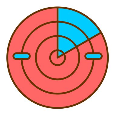 hedef simge vektör illüstrasyonu