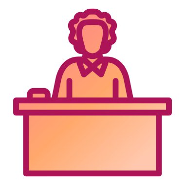 resepsiyon vektör çizimi