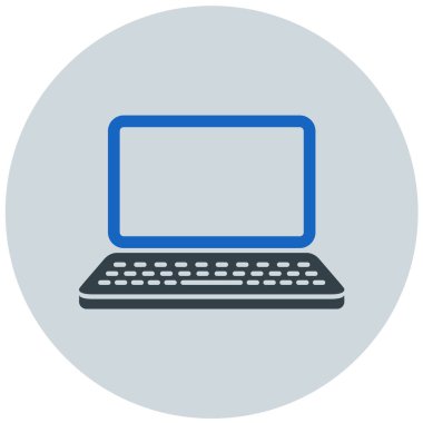 Bilgisayar. Web simgesi basit illüstrasyon