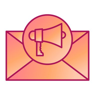 Posta simgesinin vektör illüstrasyonu