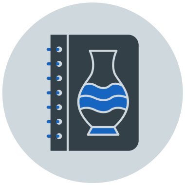 Geçmiş modern simge vektör illüstrasyonu