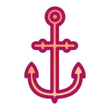 çapa simgesi vektör illüstrasyonu