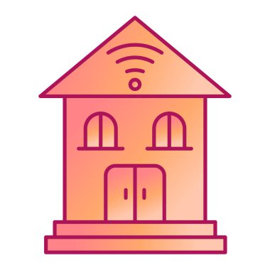 Ev simgesi vektör illüstrasyonu