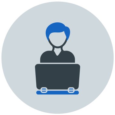 avatar. Web simgesi basit illüstrasyon