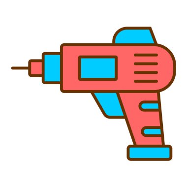 matkap düz çizgi vektörü