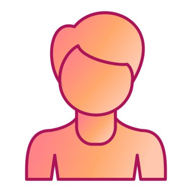 kadın avatar karakter vektör illüstrasyon tasarımı