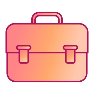 Çanta. Web simgesi basit tasarım