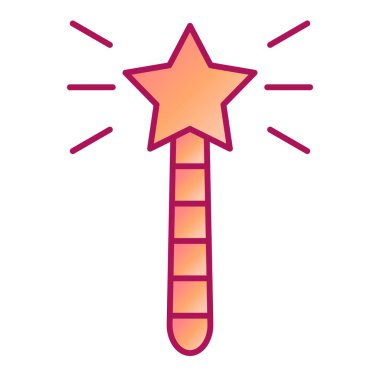 Sihirli değnek. Basit resimleme