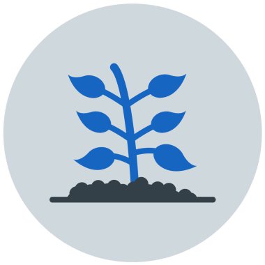 Ağaç. Web simgesi basit illüstrasyon