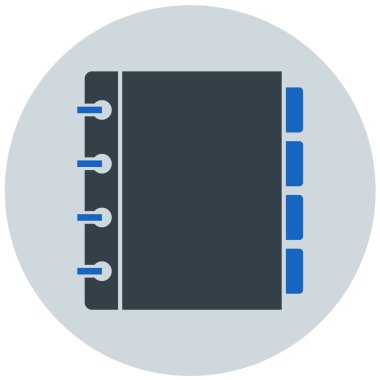 Kitap. Web simgesi basit illüstrasyon