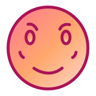 yüz ifadesi simge vektör illüstrasyon tasarımı