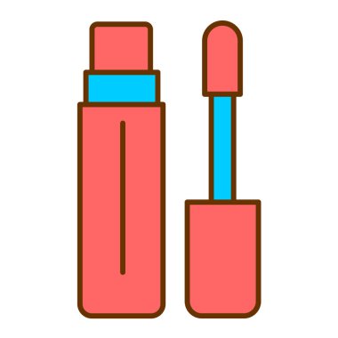 Dudak parlatıcısı. Web simgesi basit illüstrasyon