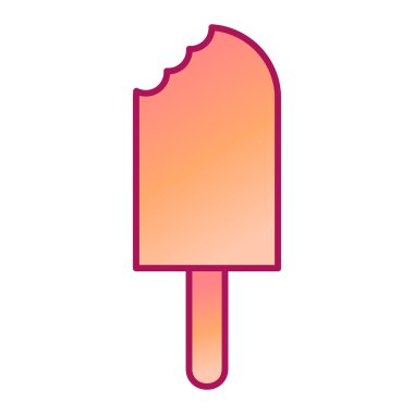 dondurma ikonu vektör illüstrasyon tasarımı