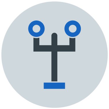 Demiryolu Modern ikon vektör illüstrasyonunu imzala