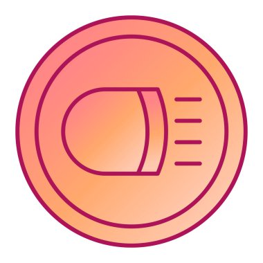 Tek spor simgesinin vektör illüstrasyonu