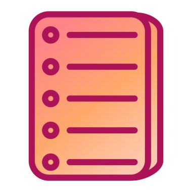 Kontrol listesi. Web simgesi basit illüstrasyon