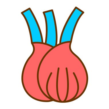 Sebze yiyeceği ikon vektör çizimi