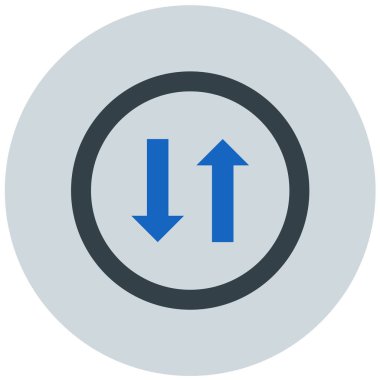 Yükle. Web simgesi basit illüstrasyon