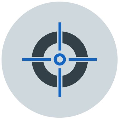 Hedef. Web simgesi basit illüstrasyon