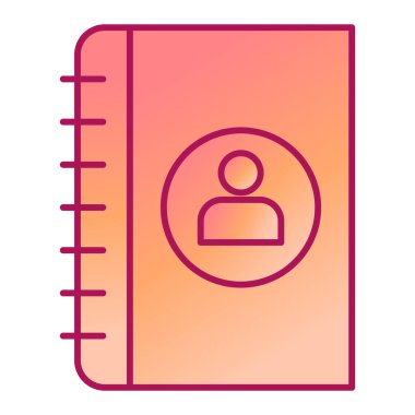 kitap simgesi vektör illüstrasyonu