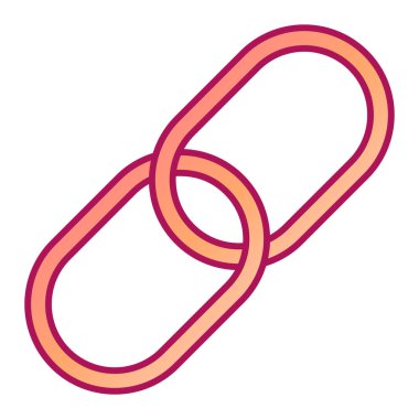 Bağlantı. Web simgesi basit illüstrasyon