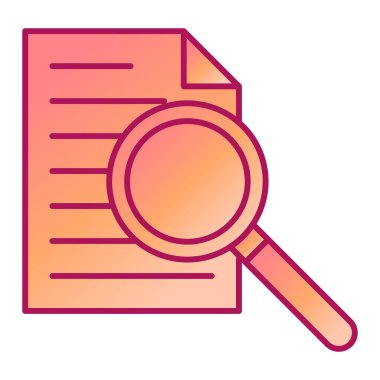 Büyüteçle büyüteç ve arama vektörü illüstrasyon tasarımı