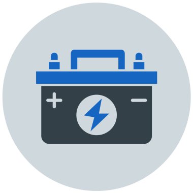 Pil. Web simgesi basit illüstrasyon