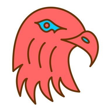 kartal simgesi vektör illüstrasyonu