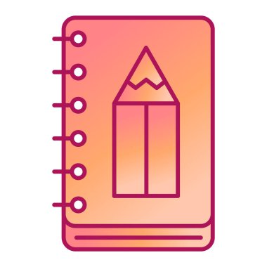 kalem simgesi vektör illüstrasyonu