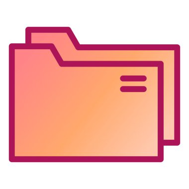 Dosya. Web simgesi basit illüstrasyon