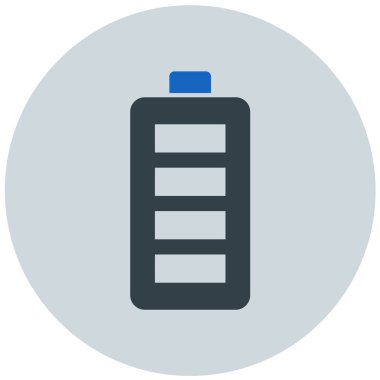 Pil. Web simgesi basit illüstrasyon