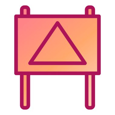 Basit bir simgenin vektör illüstrasyonu