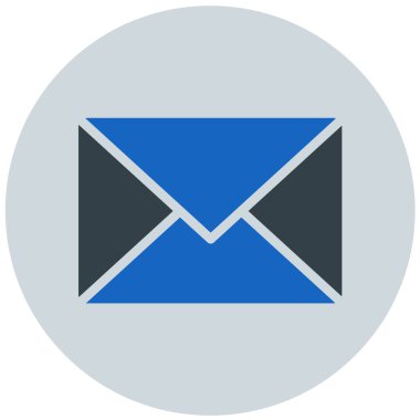 Mektup. Web simgesi basit illüstrasyon