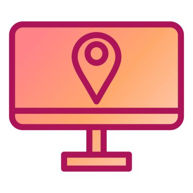 Konum kodu. Web simgesi