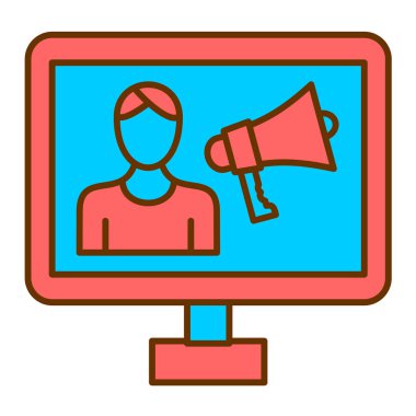 tarayıcı simgesi vektör illüstrasyonu