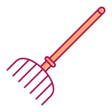 tırmık simgesi vektör çizimi